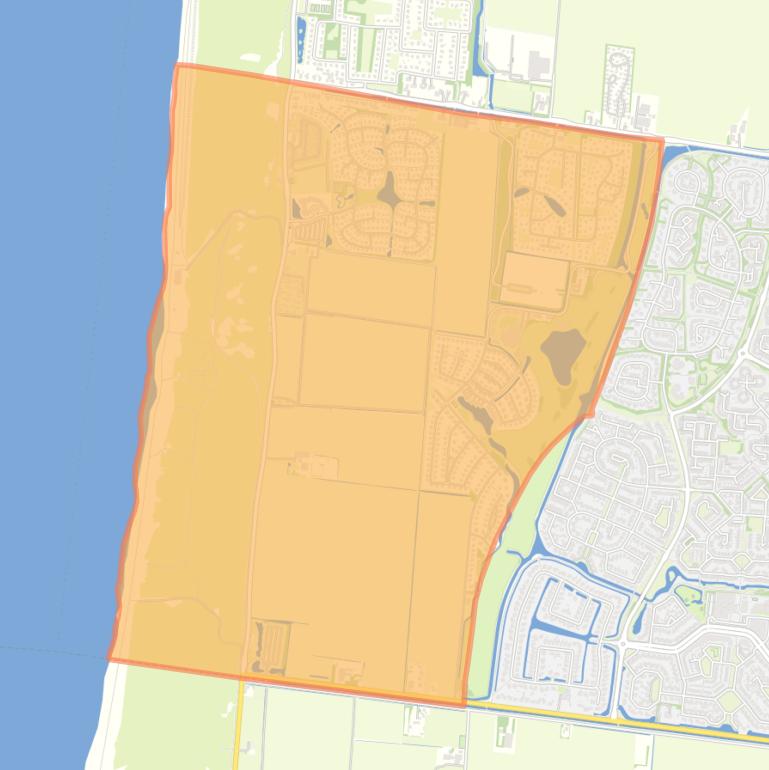 Kaart van de buurt Ooghduyne.