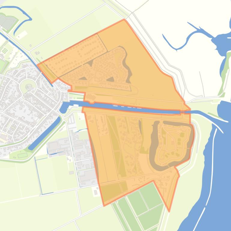 Kaart van de buurt Ooltgensplaat haven.