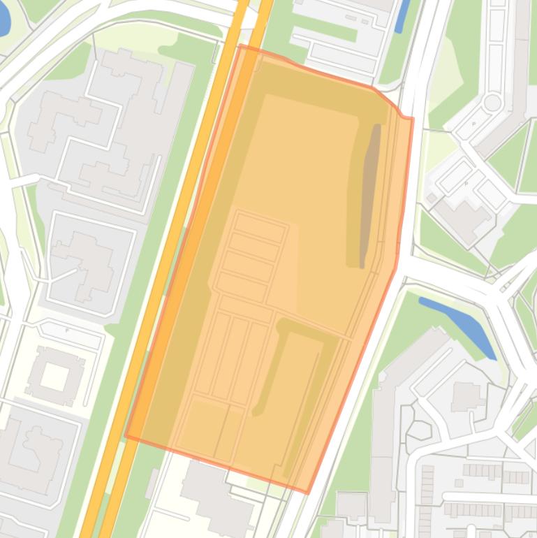 Kaart van de buurt Oost 2.