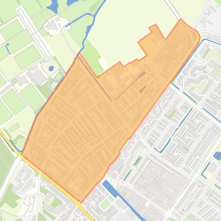 Kaart van de buurt Oostdorp.