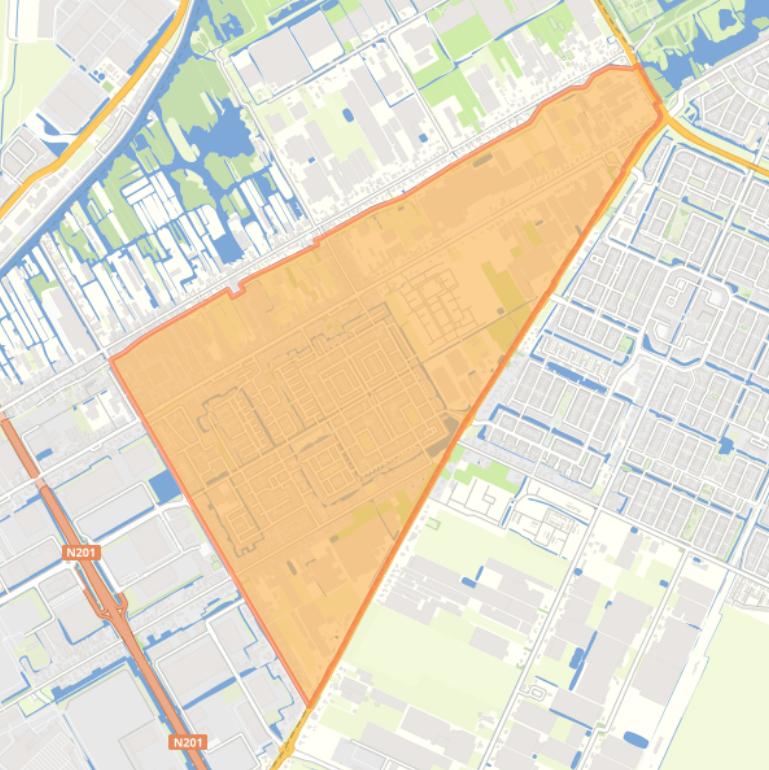 Kaart van de buurt Oosteinde.