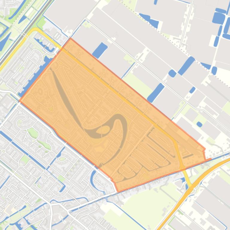 Kaart van de buurt Oosteindsche Ackers.