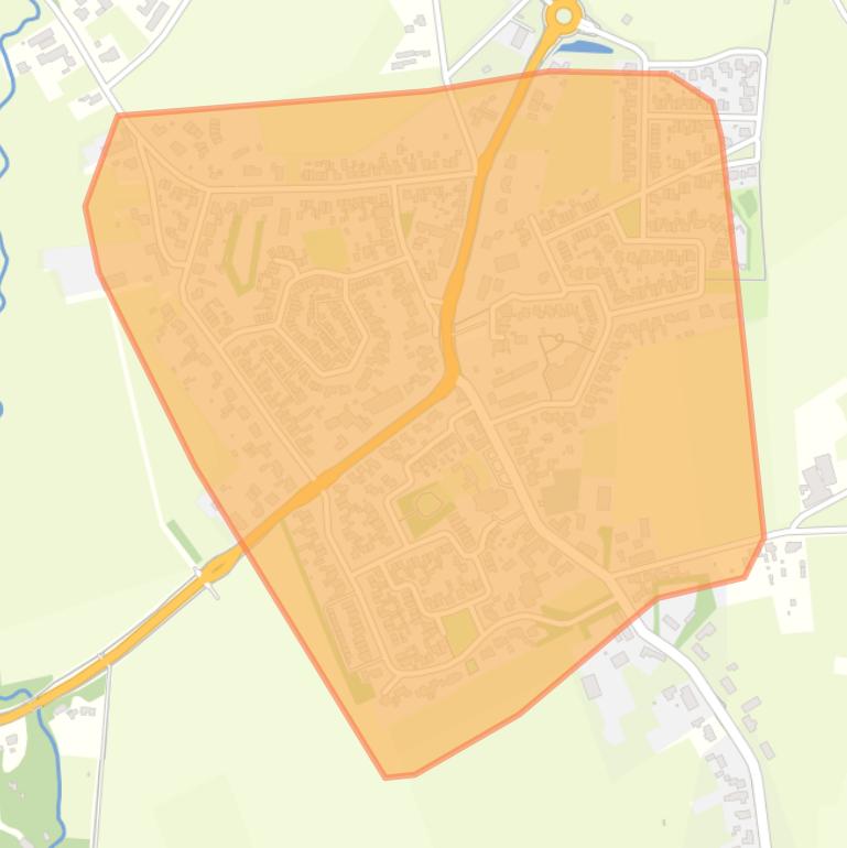 Kaart van de buurt Oostelbeers.