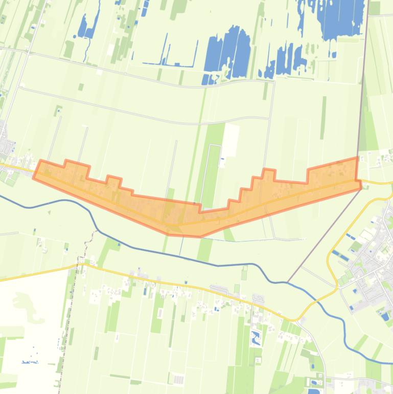 Kaart van de buurt Oostelijk Nieuw-Schoonebeek.
