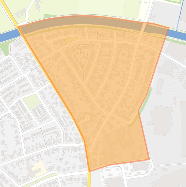 Kaart van de Oostenrijkse Buurt.