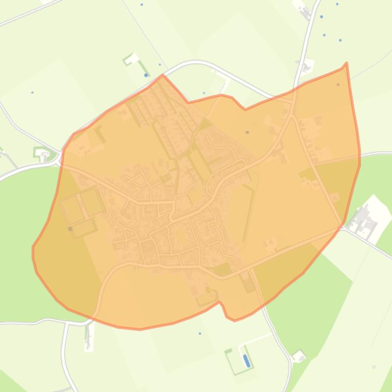 Kaart van de buurt Oosterend.