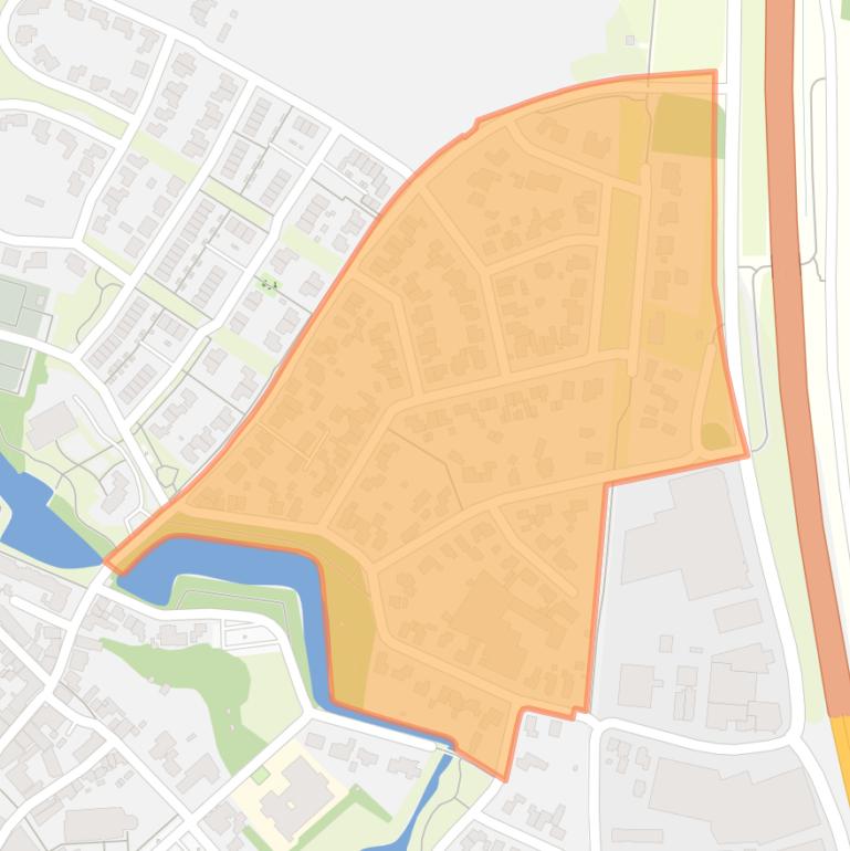 Kaart van de buurt Oosteres.