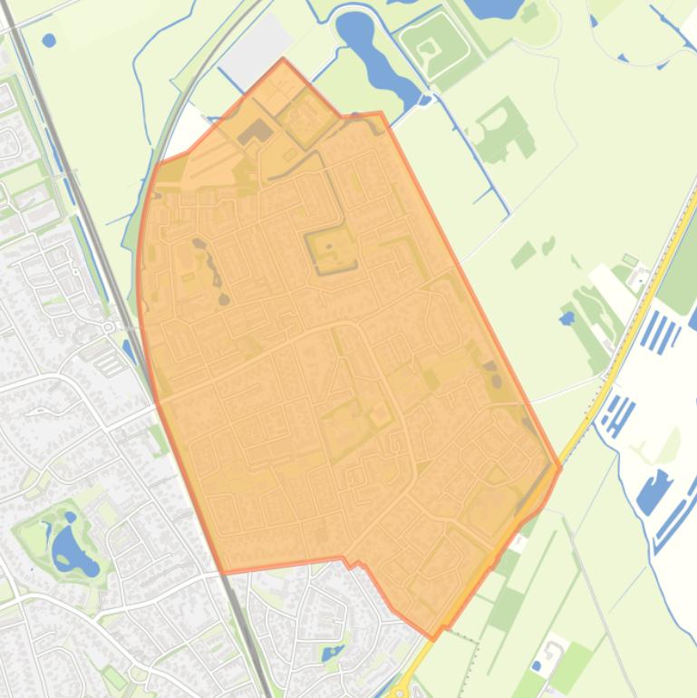 Kaart van de buurt Oosterhaar.