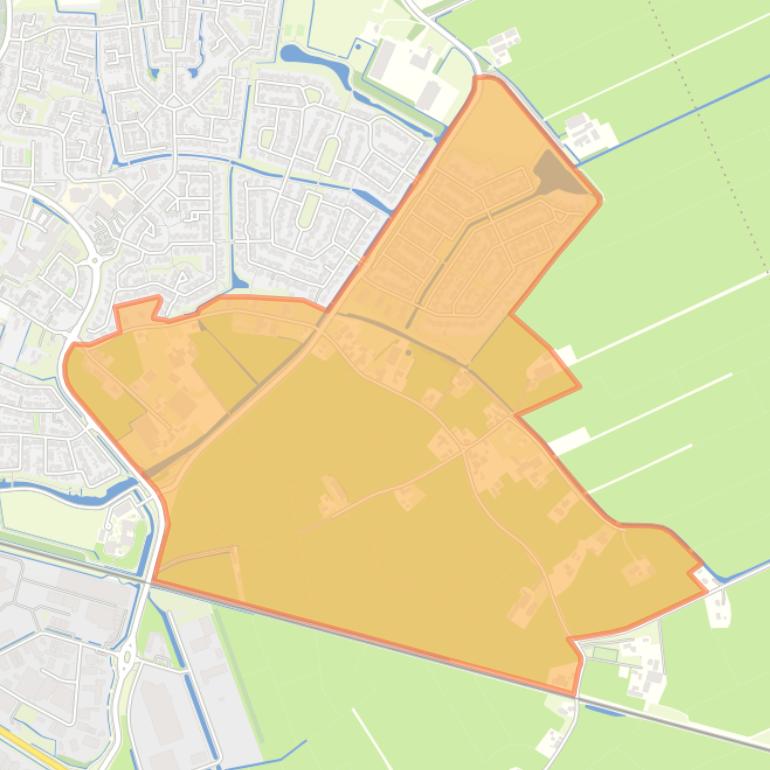 Kaart van de buurt Oosterholt.