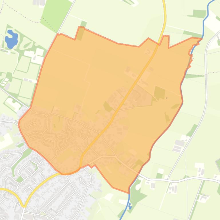 Kaart van de buurt Oosterik.