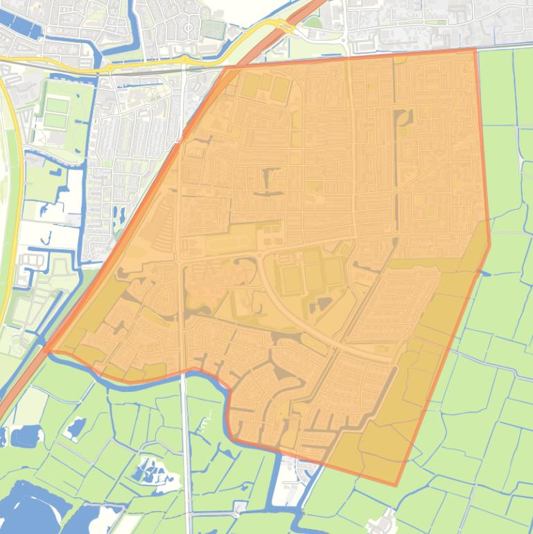 Kaart van de buurt Oosterpark.