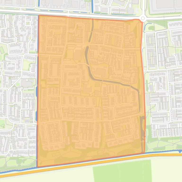 Kaart van de buurt Oostersluis.