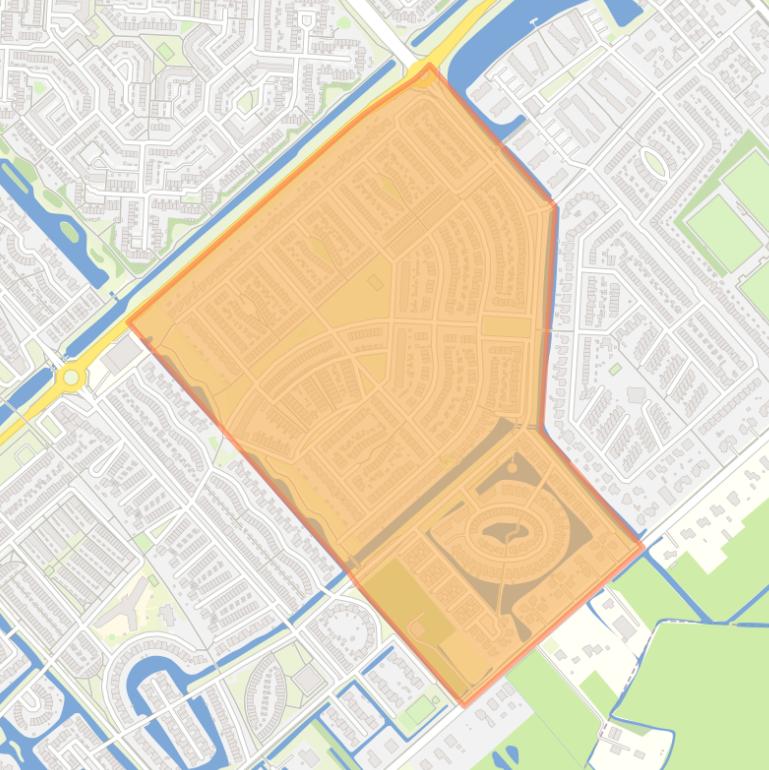 Kaart van de buurt Oostertocht Zuid.