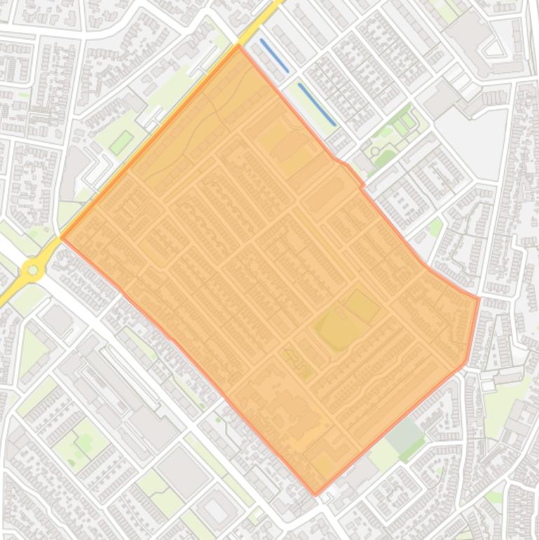 Kaart van de buurt Oostertuinen.