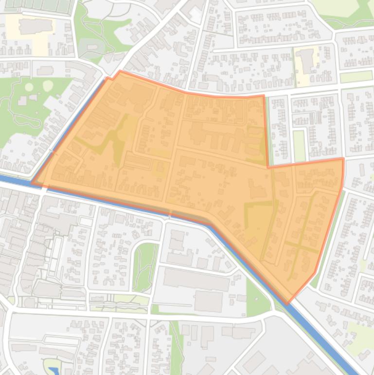 Kaart van de buurt Oosterwolde-Centrum-Noord-Oost.