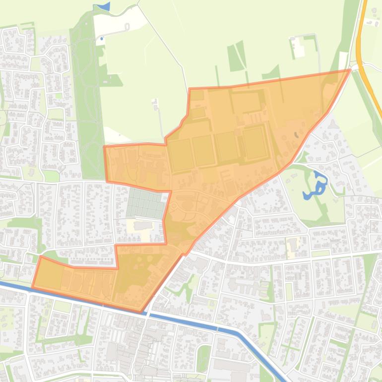 Kaart van de buurt Oosterwolde-Centrum-Noord-West.