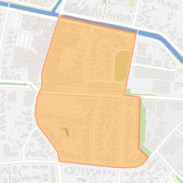 Kaart van de buurt Oosterwolde-Centrum-Zuid-Oost.