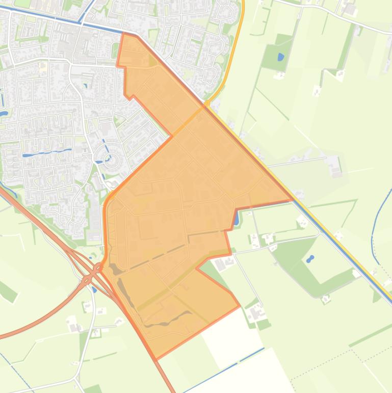 Kaart van de buurt Oosterwolde-Industrie.