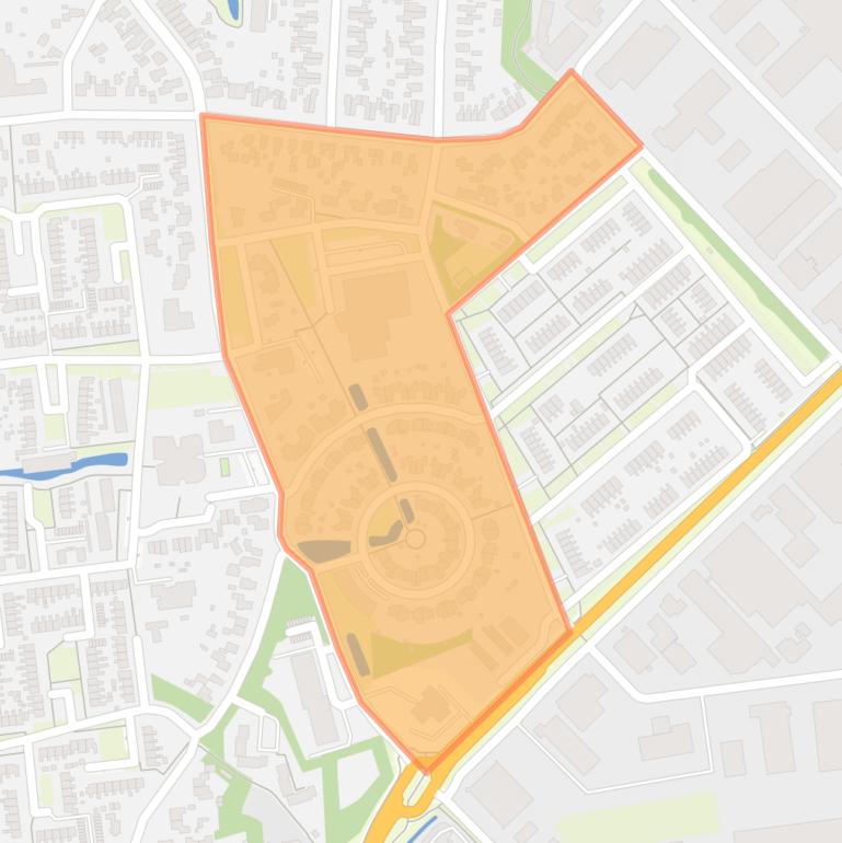 Kaart van de buurt Oosterwolde-Iris.