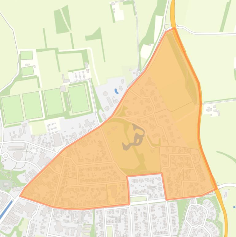 Kaart van de buurt Oosterwolde-Noord-Oost.