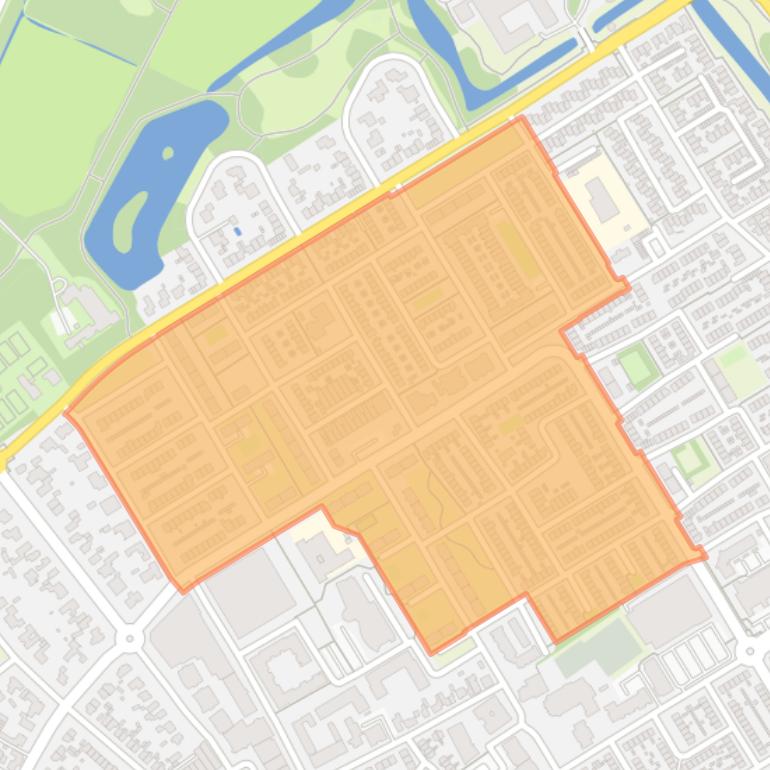 Kaart van de buurt Oosterzij.