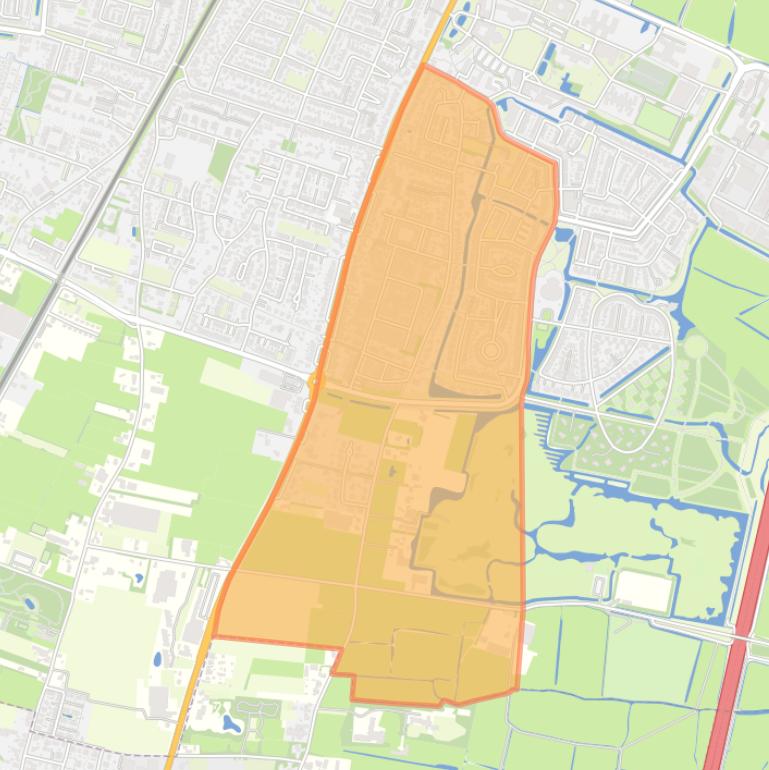 Kaart van de buurt Oosterzij.