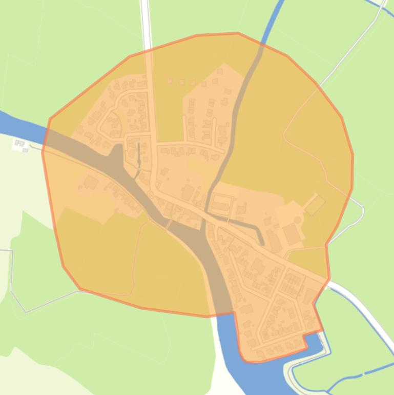 Kaart van de buurt Oosthem.