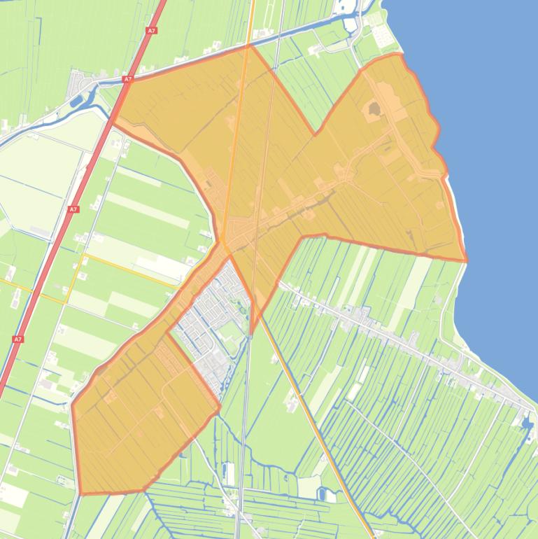 Kaart van de buurt Oosthuizen.