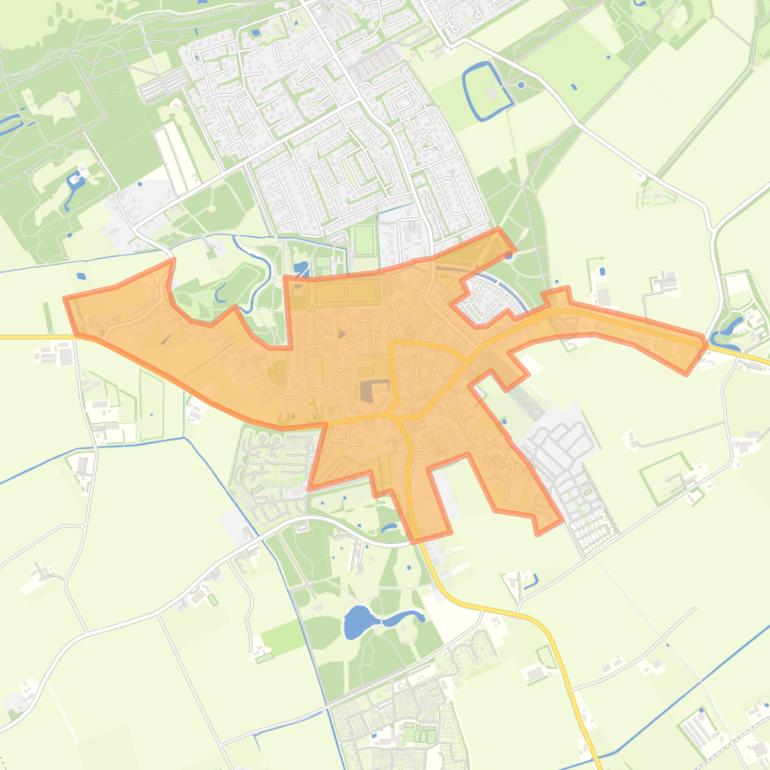 Kaart van de buurt Oostkapelle.