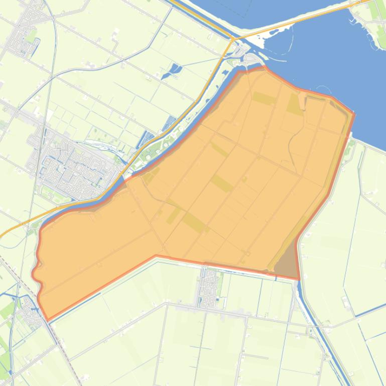 Kaart van de buurt Oostpolder.