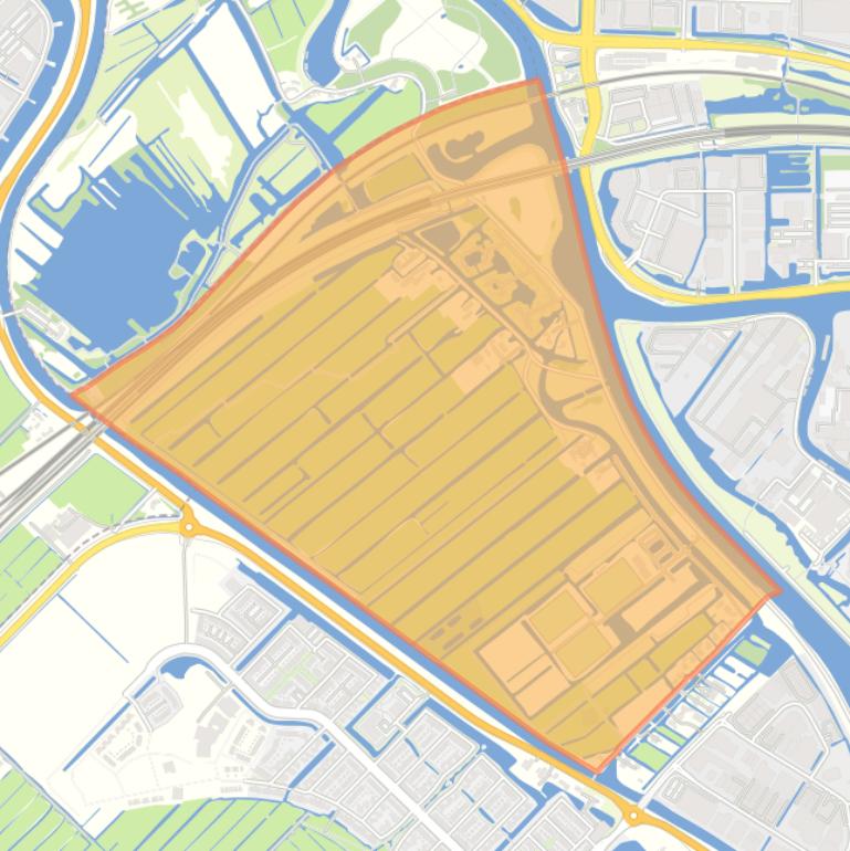 Kaart van de buurt Oostpolder in Schieland.