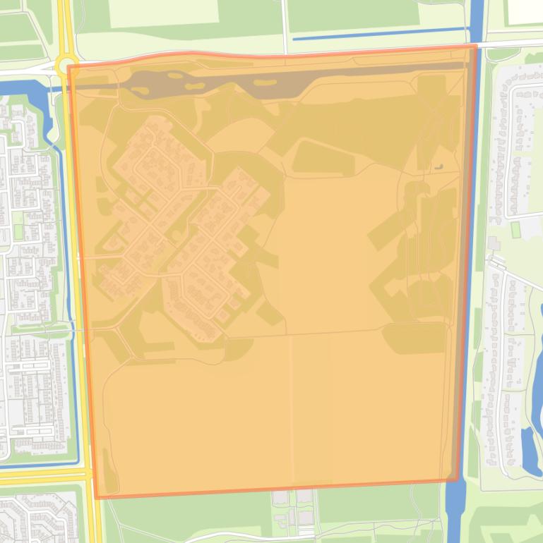 Kaart van de buurt Oostrandpark.