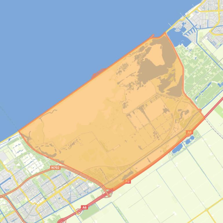 Kaart van de buurt Oostvaardersplassen.