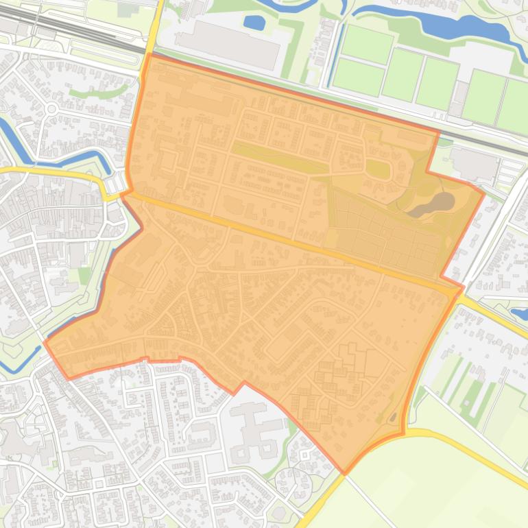 Kaart van de buurt Oostwijken De Beitel.