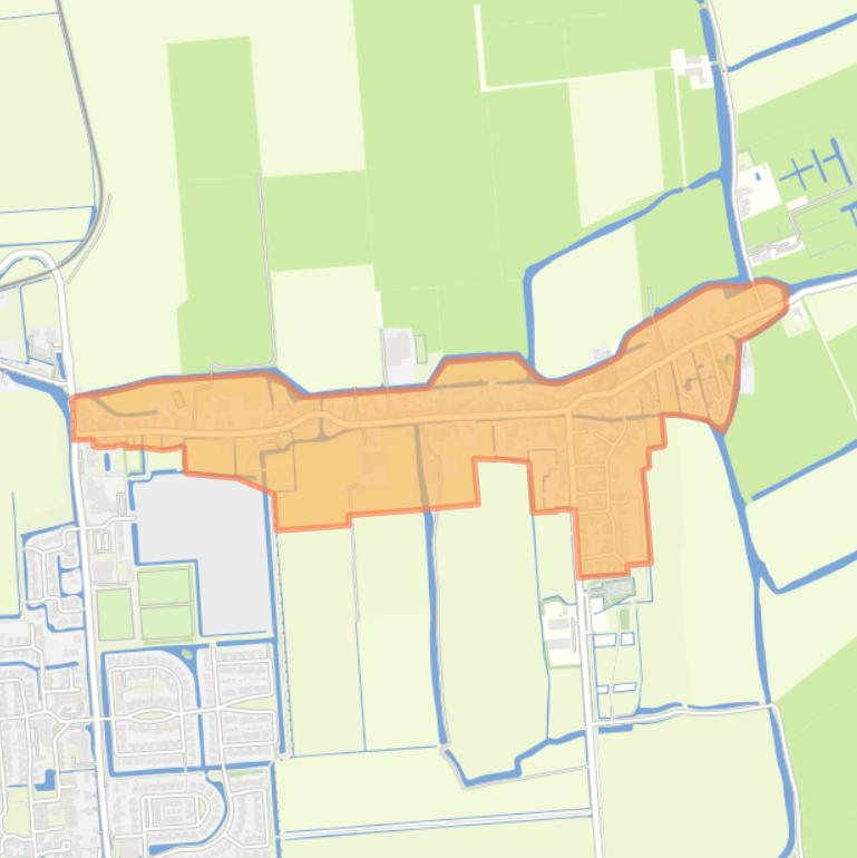 Kaart van de buurt Oostwoud Centrum.