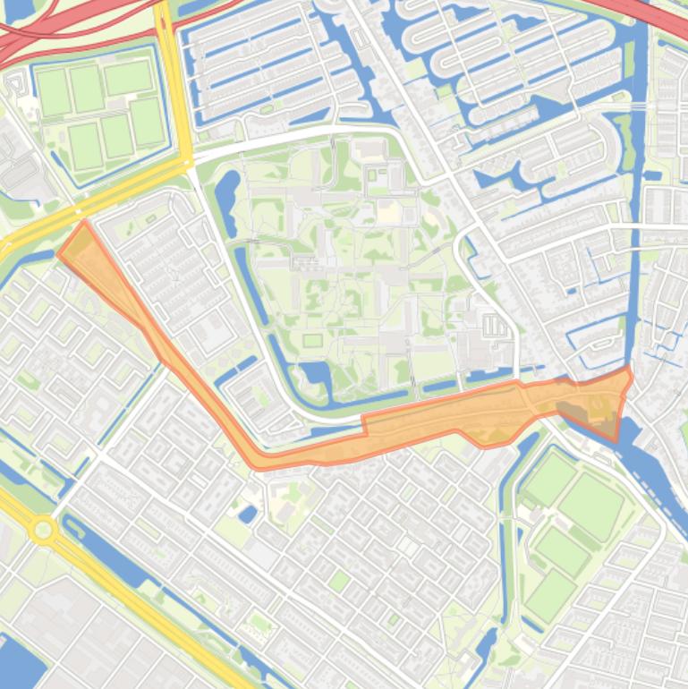 Kaart van de buurt Oostzanerdijk.