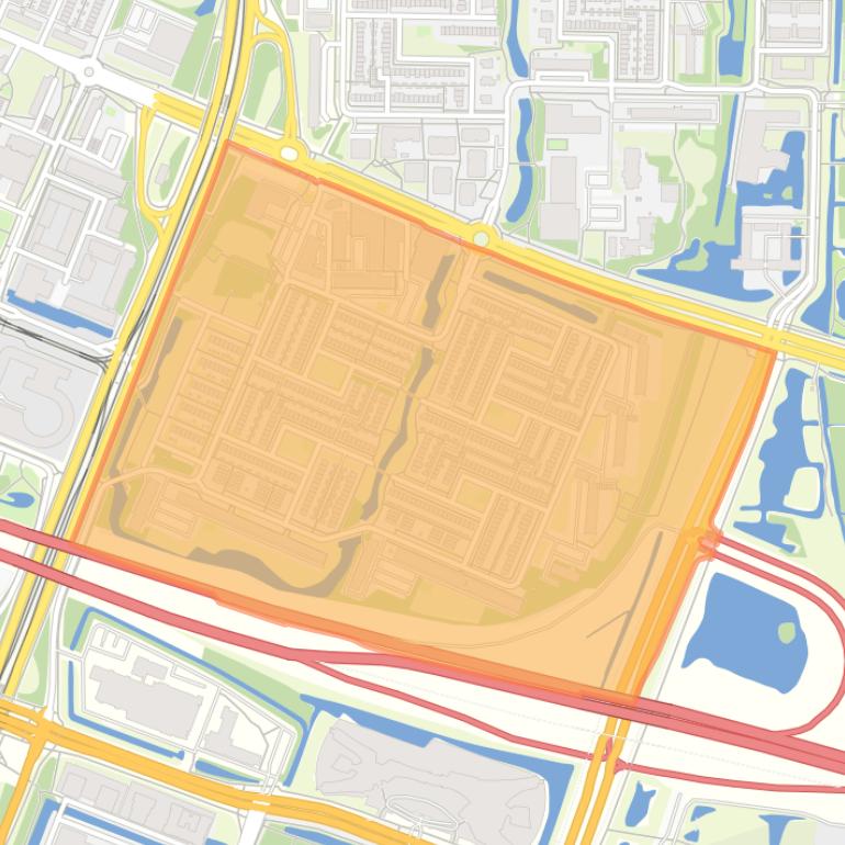 Kaart van de Operabuurt.