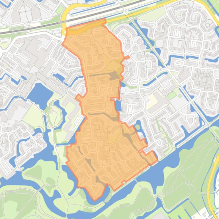 Kaart van de Operabuurt.