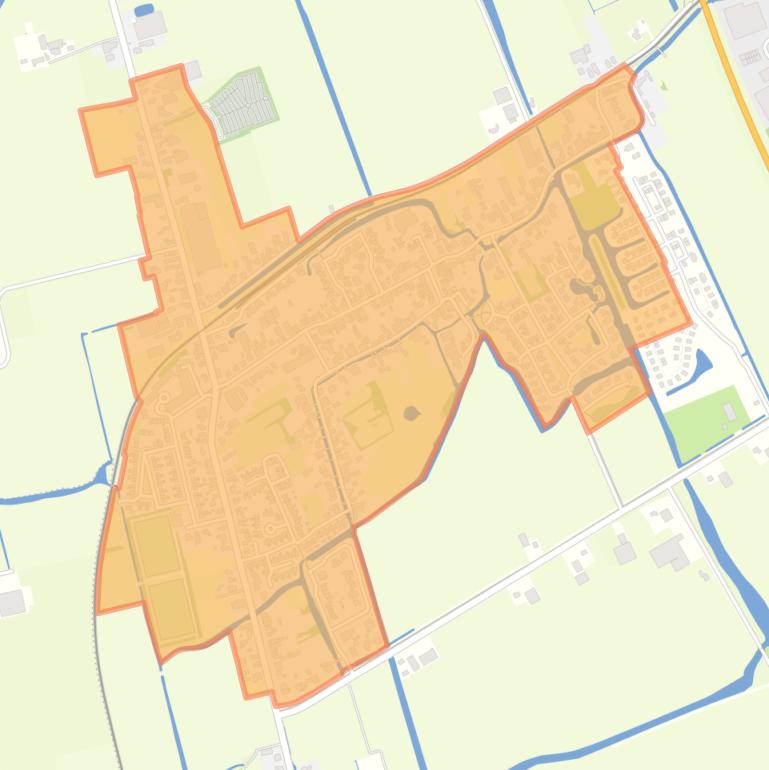 Kaart van de buurt Opperdoes Centrum.