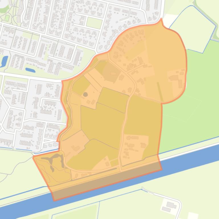 Kaart van de buurt Opwierde.