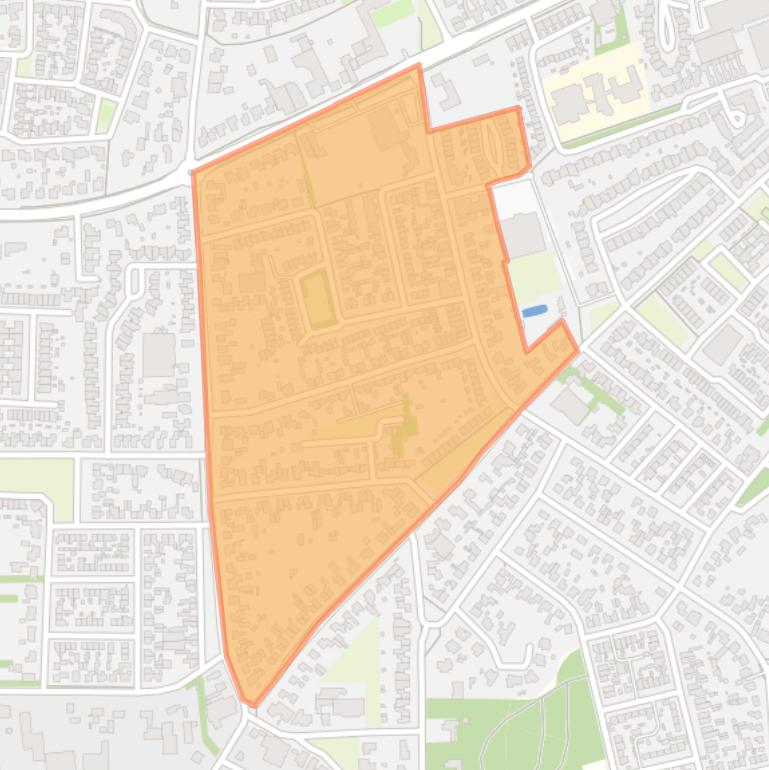 Kaart van de Oranjebuurt.