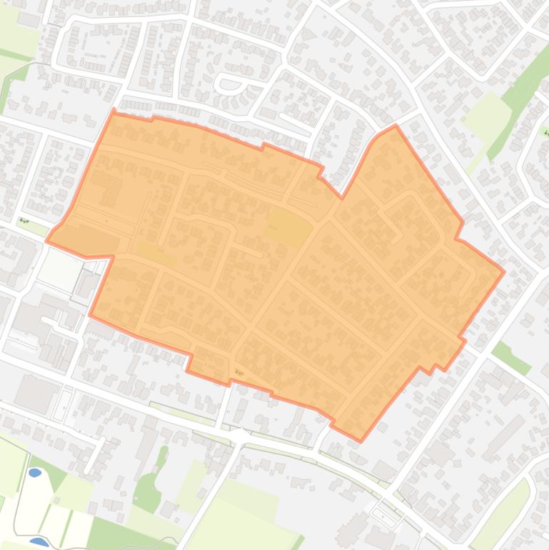 Kaart van de buurt Oranjewijk.