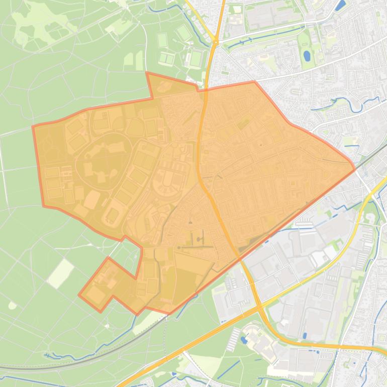 Kaart van de buurt Orden.