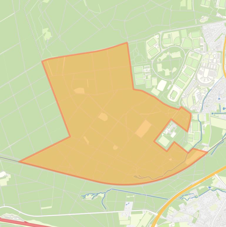 Kaart van de buurt Orderbos.