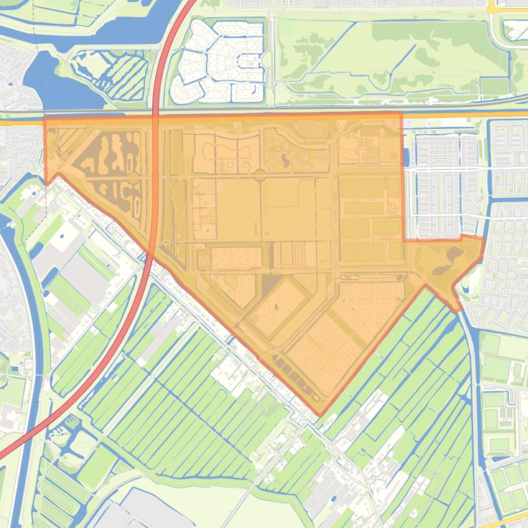 Kaart van de buurt Osdorper Binnenpolder.