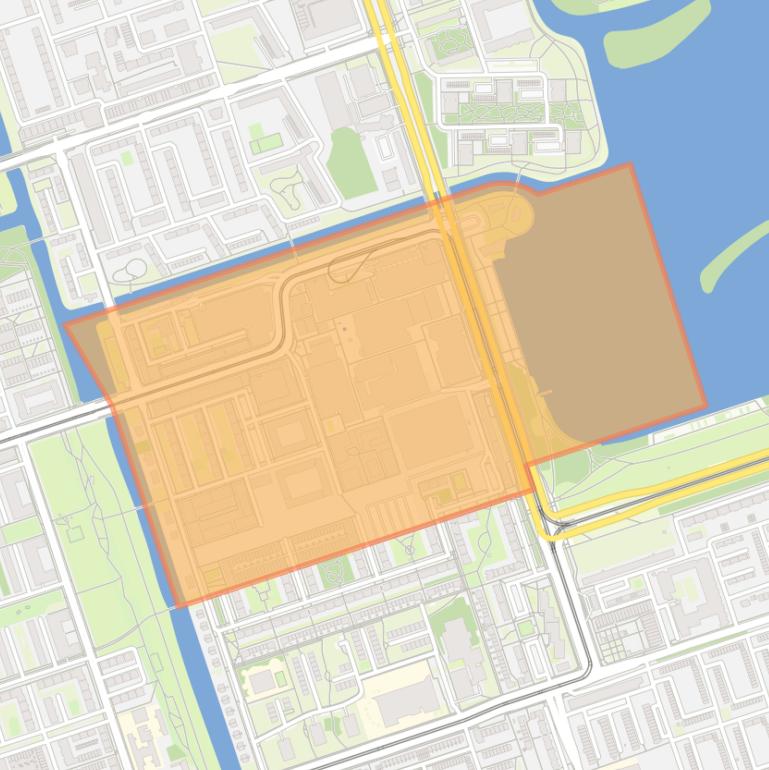 Kaart van de buurt Osdorpplein en omgeving.