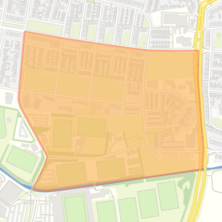 Kaart van de buurt Ossenkoppelerhoek Midden Zuid.