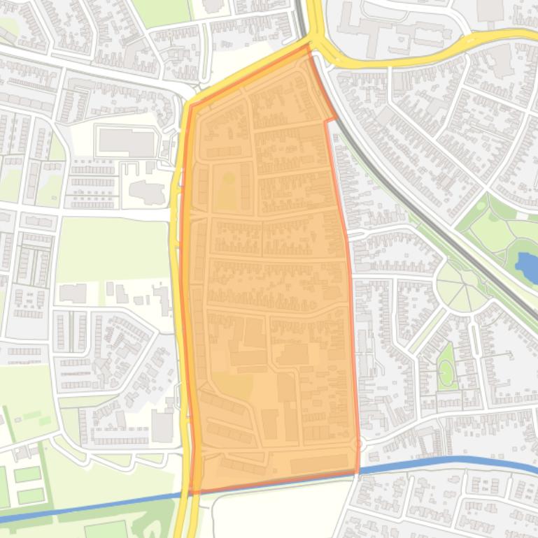 Kaart van de buurt Ossenkoppelerhoek Oost.