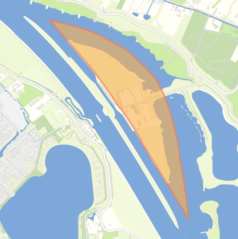 Kaart van de buurt Ossenwaard.