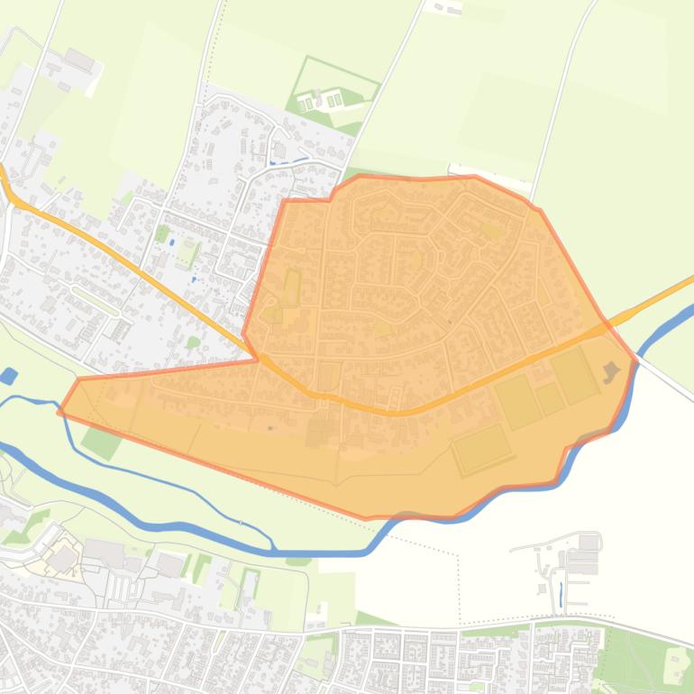 Kaart van de buurt Ottersum.